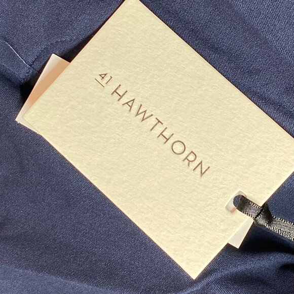 NWT 41 Hawthorn Women's Navy Blue Pleated Shorts Size 10 - Picture 4 of 4